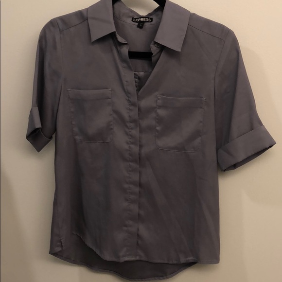 Express short sleeved button down - Picture 1 of 4
